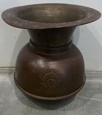 Sold at Auction: Brass Redskin Tobacco Advertising Spittoon ...