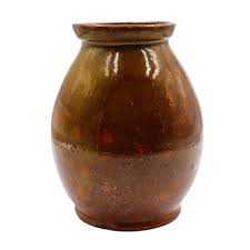 NewEngland Early Redware Handled Pot 8″ – Tom Goddard Antiques