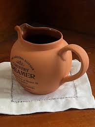 Vintage Henry Watson Creamer Jug: Suffolk Terracotta Pottery ...