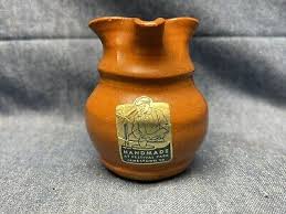 Vintage Miniature Redware PITCHER Jamestown VA Festival Park ...