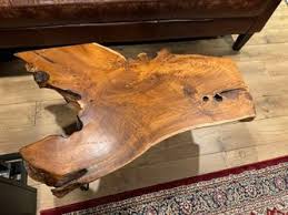 Live Edge Coffee Table Unique Statement Piece for Sale in ...