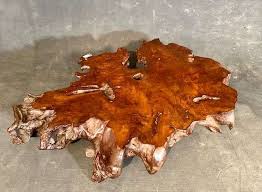 Antique Japanese Kadai Natural Wood Display Stand Burl ...