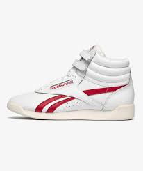 White Reebok Women's Freestyle HI | SVD