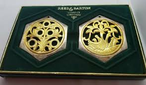 Reed and Barton 12 Days of Christmas Ornaments - Day 5 & 6 in Box | eBay