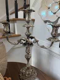 Tiffany & Co. Antique US Silver-Plated Candlesticks ...