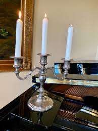 Vintage Silver Plated 3 Arm Candleholder WMF - Etsy Canada