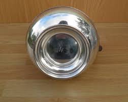 Silver Plated Copper Hot Water Jug - Vintage Distressed ...