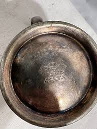 Wear- Brite Nickel Silver Soldered Sugar bowl Cup with 2 ...