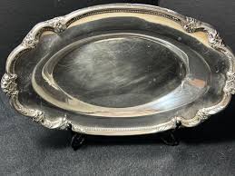 Rogers Remembrance Pattern Silver Oval Tray/bowl/dish 1948 ...