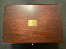 Vintage 17" Wooden Utensil Serving Storage Case "RJR ...