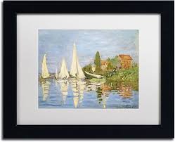 Amazon.com: Trademark Fine Art Regatta at Argenteuil by ...
