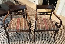 Antique English 19thc Regency Gilt Painted Armchair