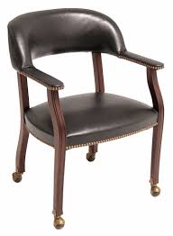 REGENCY, Black, Mahogany, Captain's Chair - 13J288|9004CBK ...