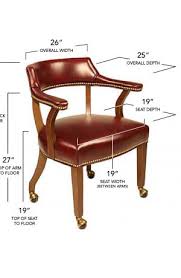 Style Upholstering 76CN Captain's Chair with Casters – Free ...