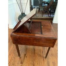 1820s Vintage George III Mahogany Inlaid Architect's Table ...