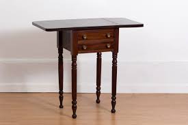 Sheraton Dropleaf Side Table - Bryan Booth Fine Furniture Antiques & Restoration