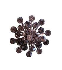 Gray Rhinestone Brooch – Cheeky Vintage