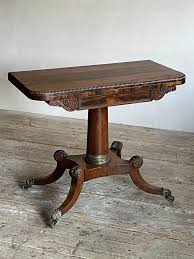 Regency Rosewood card or games table For Sale at 1stDibs