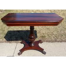 Late 19th Century Antique Hand Carved Rosewood Side Table | Chairish