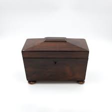Rosewood Sarcophagus Tea Caddy English, Circa 1860 - Garden ...