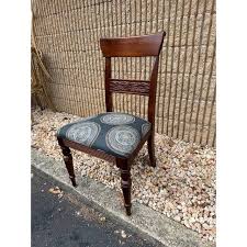 Vintage Ethan Allen British Colonial Regency Style Dining Chairs- Set of 6 | Chairish