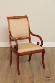 Henredon French Empire Style Set Eight Mahogany Ormolu Mounted Dining Chairs - Etsy