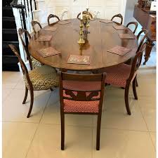 Large Antique Figured Walnut 10-Seater Wake Dining Table ...