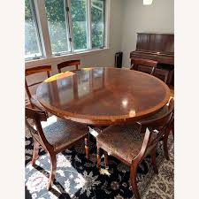 Mill House Antique Dining Table & Chairs - AptDeco