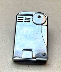 Retro READY Steel & Red Enamel Pocket Lighter. Made In ...