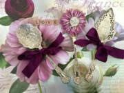 Romantic Vintage Cottage Spoons Flatware Flowers Love France Parisian Home Decor Wall Art Prints Poster by Kathy Fornal - Kathy Fornal Official Website