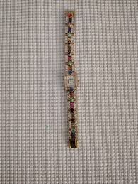 Vintage Lafayette Watch Woman's Gold Tone Jeweled | eBay