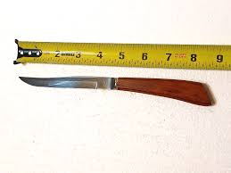 Vtg 1 Clement Co. Cutlers Since 1880, Steak Knife, W/ Wood ...