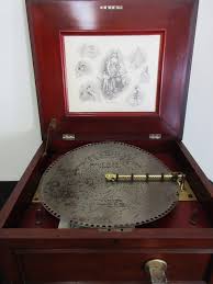 Regina Music Box Mahogany Deluxe Cabinet 5c Coin Operated ...