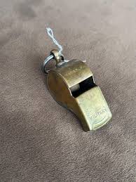 Antique Military Brass Whistle (0492) - Etsy