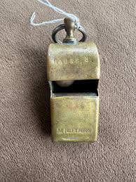 Antique Military Brass Whistle (0492) - Etsy Hong Kong
