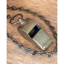 Brass Military Whistle Made in England - Retailed through ...