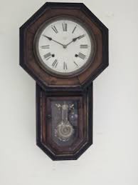 Antique Working 1920's SEIKOSHA Japan Octagon Drop School Regulator Wall Clock | eBay