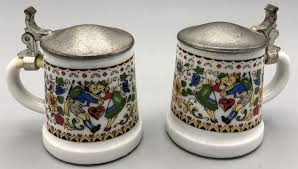 Rein Zinn BMF Miniature Bierseidel Stein with Pewter Lid ...