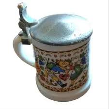 rein zinn | Dining | Vintage Beer Stein Miniature Rein Zinn Bmf ...