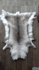 Norwegian Reindeer Skin Hide Fur Pelt Taxidermy Home Decor ...