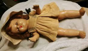 doll vintage With moving eyes,legs, arms. Original clothes. | eBay