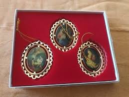 Madonna and Child Metal 2-1/2" Hanging Ornament - Set of 3 in Box (NF) | eBay