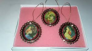 Vintage Porcelain Tree Ornaments (3)- Sacred Heart Monastery | eBay