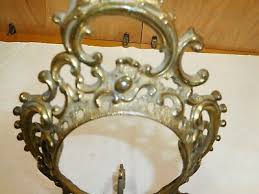 Antique ~ Cast Brass Pierced Easel Clock Stand #3021 | eBay