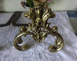 Antique Brass Fire Dogs Very Large in Stunning Condition ...