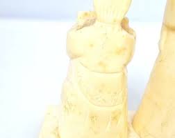 Carved Bone Figurines From Soviet Times - Etsy