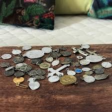 Lot of More Than 40 Religious Medals Including Miraculous ...