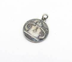 925 Sterling Silver - Vintage Antique Oxidized Pope Vatican Pendant - PT4415 | eBay