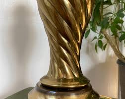 Brass Swirl Lamp - Etsy