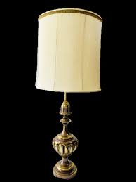 Vintage Mid Century Lamp Stiffel Solid Brass Original Drum ...